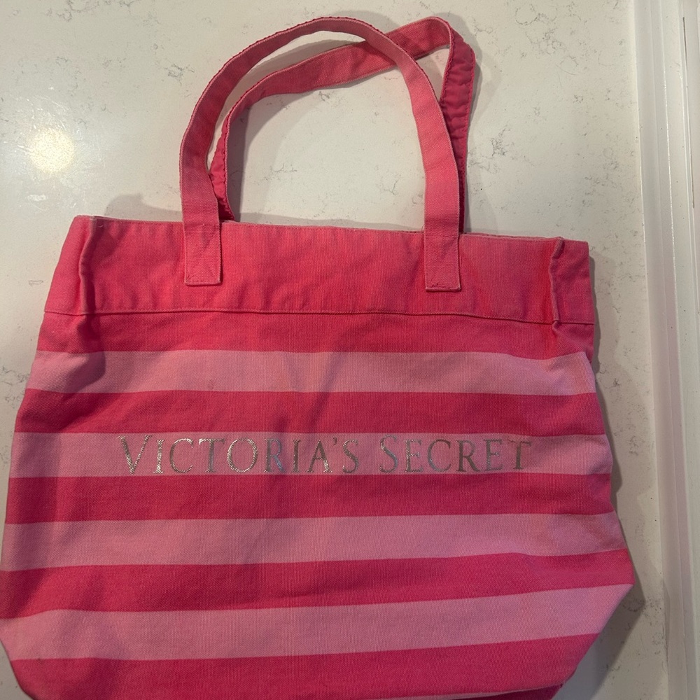 Victoria's Secret Pink Two-Tone Tote Bag